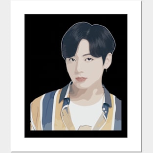 BTS Jungkook Vector Art Posters and Art